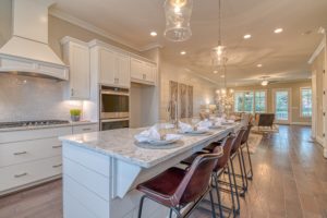decorated model home in Cobb County community