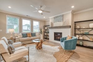 new decorated model home in Smyrna
