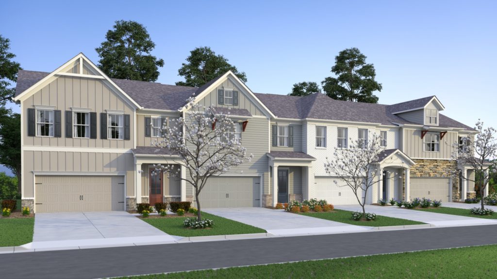 Haven at Stanley townhome rendering